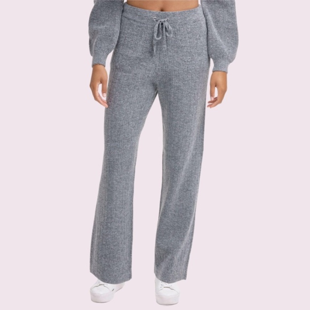 DKNY Cashmere Blend Joggers, Heather Gray